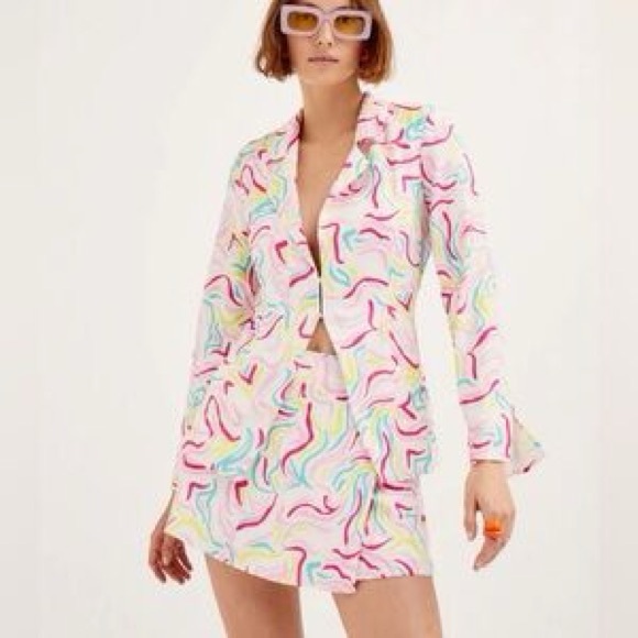 For Love And Lemons Jackets & Blazers - Colorful Patterned Blazer